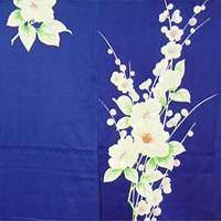 Голубое цукесаге
с цветами