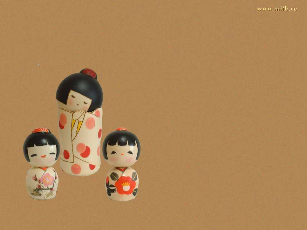 в галерею
японских кукол кокеси
