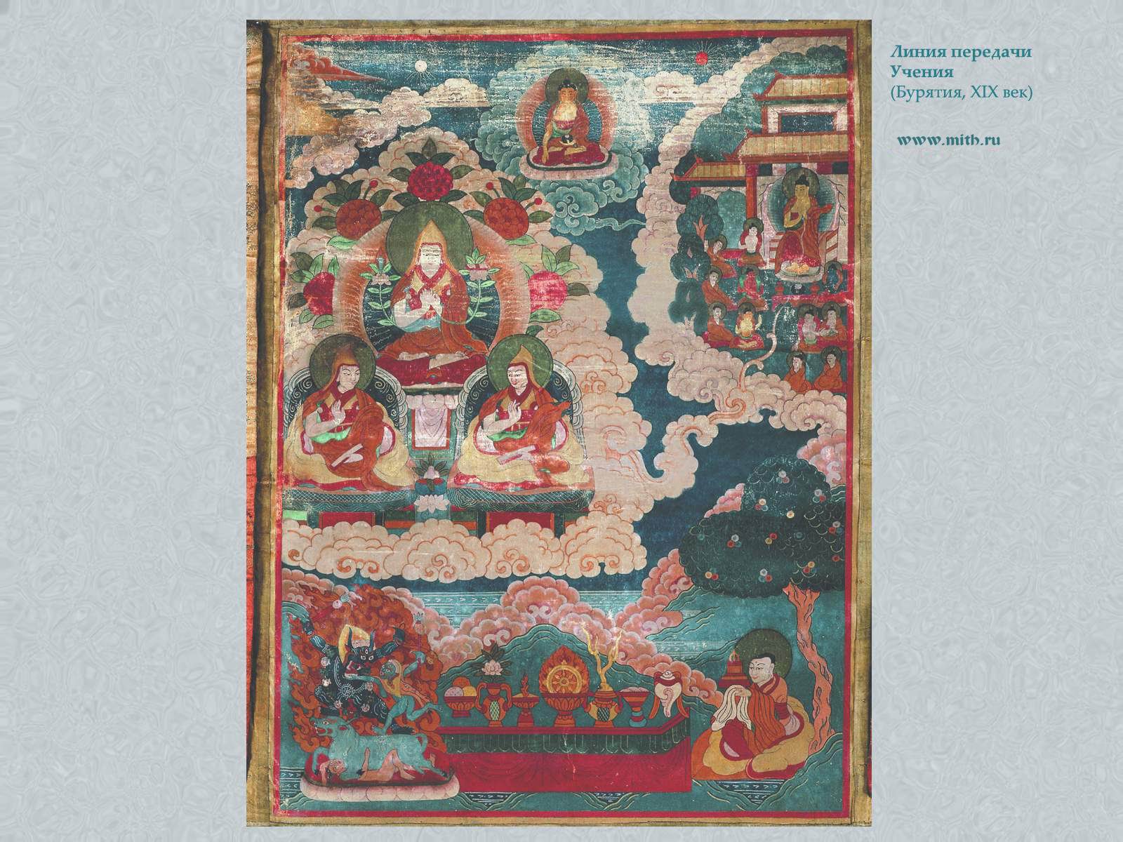Цзонхава,
Майтрейя, Яма и Ями

перейти к книге 'Тибетская живопись'